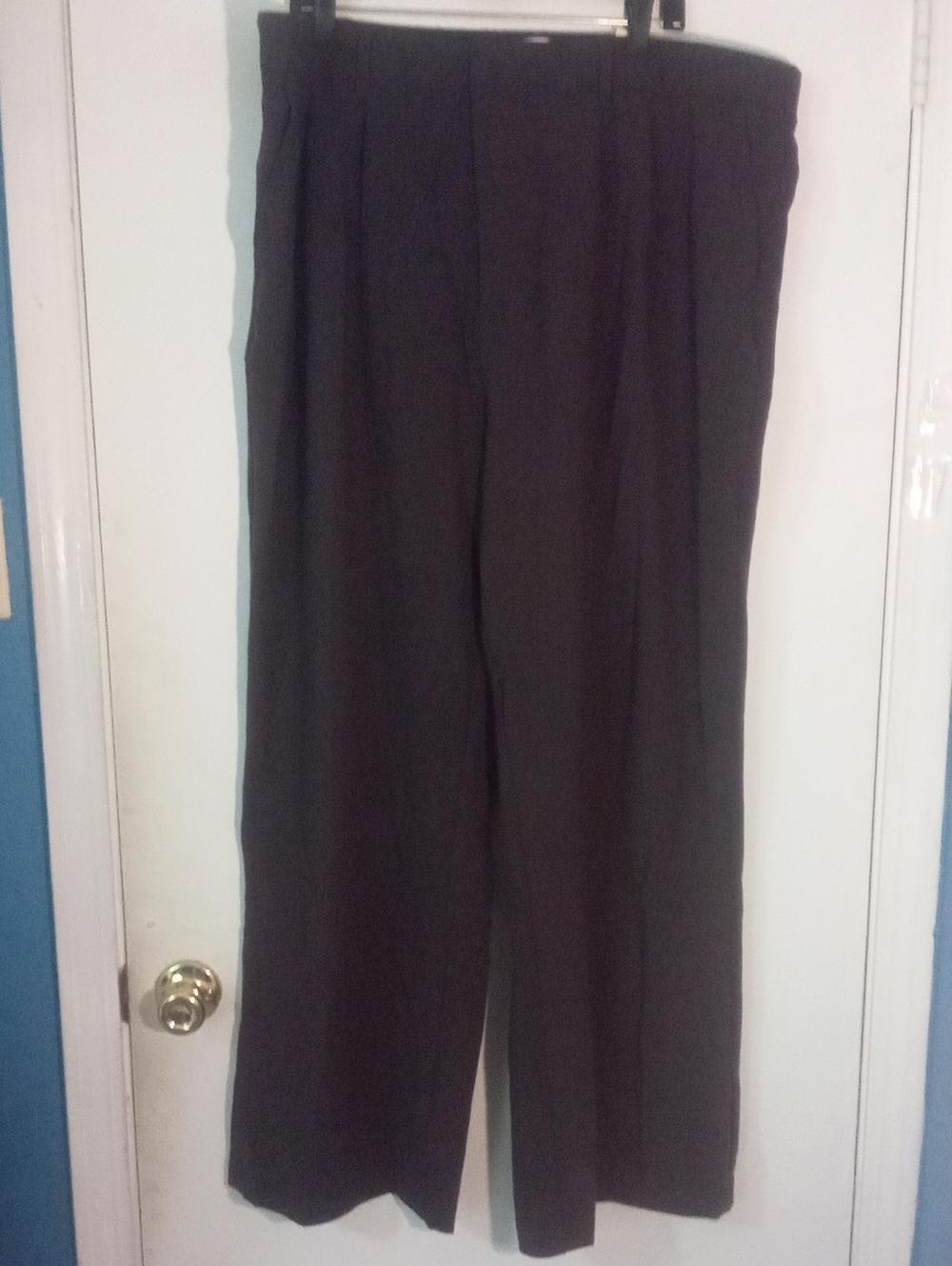 SO Classic Wide-Leg Pants in Brown 2X NWT $40 High Rise